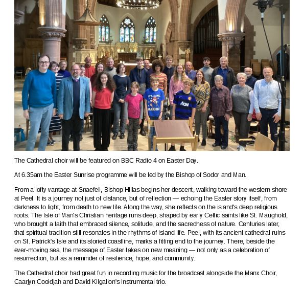Cathedral Choir on BBC Radio 4